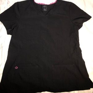 Heart soul scrub top